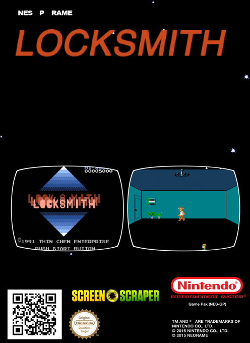Locksmith (Homebrew) — Box back